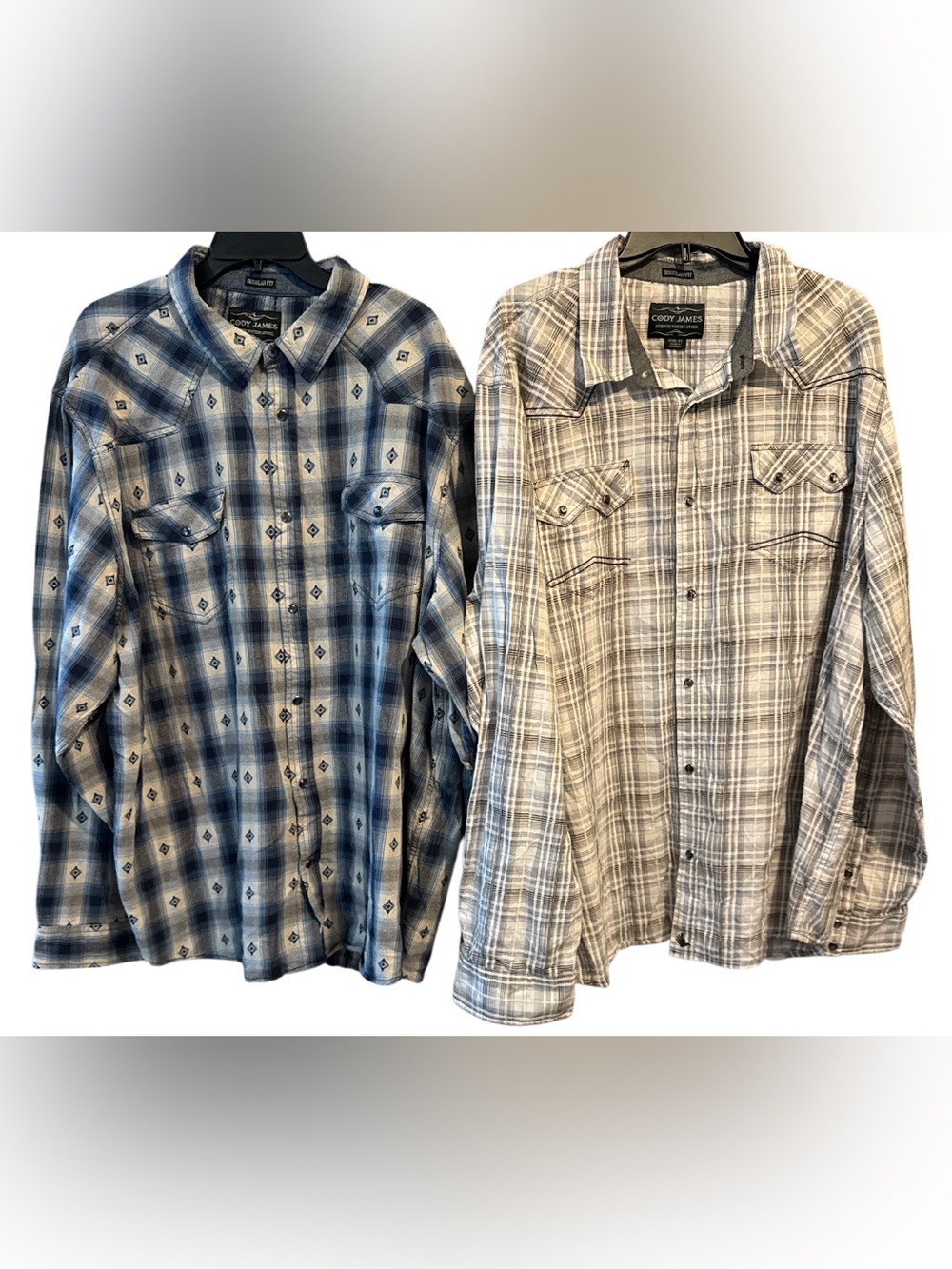 Cody James Western Men’s shirts bundle of 2 sz 4XL